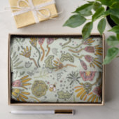 水彩フローラビー花エレガントモダン 薄葉紙 (ギフト)