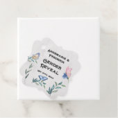 水彩フローラピンクまたはブルー フェイバータグ (インサイチュ)