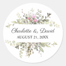 水彩フローラピンクローズ結婚ズ