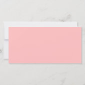 水彩フローラピンクローズ金ゴールドギフト証明書 (裏面)