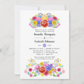 水彩フローラフィエスタリハーサルディナー 招待状 (正面)