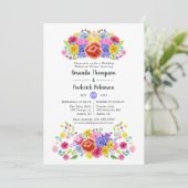 水彩フローラフィエスタリハーサルディナー 招待状 (スタンド正面)