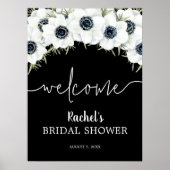 水彩フローラブライダルシャワーへようこそ ポスター (正面)