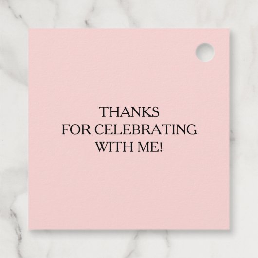 水彩フローラブライダルシャワー フェイバータグ (裏面)