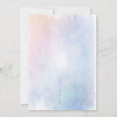 水彩フローラブライダルシャワー 招待状 (裏面)