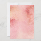 水彩フローラブライダルシャワー 招待状 (裏面)