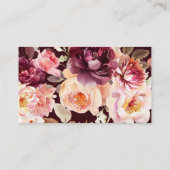 水彩フローラブルゴーニュ詳細&QRコード エンクロージャーカード (裏面)