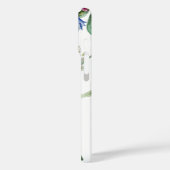 水彩フローラブルーピンクワイルドフラワーモノグラム Case-Mate iPhoneケース (裏面 / 左)