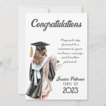 水彩フローラブロンドガールおめでとう