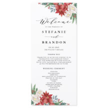 水彩フローラブーケ冬の結婚式