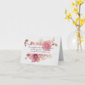 水彩フローラブーケ悔やみや弔慰有難う カード (黄色い花)