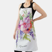 水彩フローラブーケ エプロン (インサイチュ)