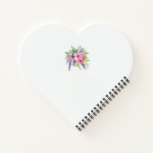 水彩フローラブーケ ノートブック (裏面)