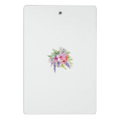 水彩フローラブーケ ミニクリップボード (裏面)