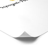 水彩フローラプラントおもしろい引用文ガーデニング ポスター (角)