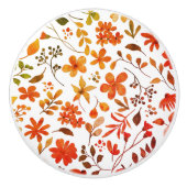 水彩フローラプリント セラミックノブ (正面)