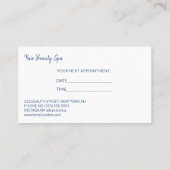 水彩フローラヘアサロン次アポイントメント 名刺 (裏面)