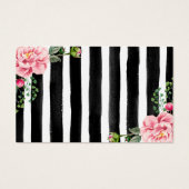 水彩フローラベビーシャワーおむつラッフルチケット (裏面)