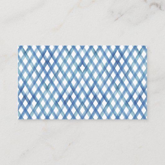 水彩フローラベビーシャワーおむつラッフルチケット エンクロージャーカード (裏面)