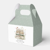 水彩フローラベビーシャワーお気に入りボックス フェイバーボックス (正面サイド)