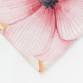 水彩フローラベビーマイルストーン フリースブランケット (角)