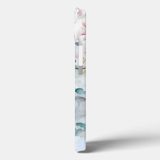 水彩フローラベリーシダMonogram名 Case-Mate iPhoneケース (裏面 / 左)