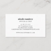 水彩フローラベーカリー転がのピンパティスリー 名刺 (裏面)