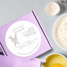 水彩フローラベーキングツールコテージ法ラベル ラウンドシール