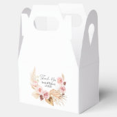 水彩フローラボホパンパスグラス結婚式の引き出物 フェイバーボックス (オープン)