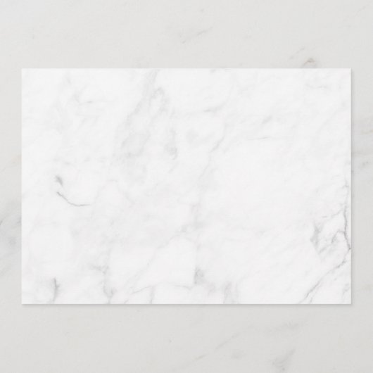 水彩フローラボーバラ金ゴールド幾何結婚の サンキューカード (裏面)