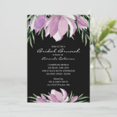 水彩フローラマグノリアブライダルシャワー招待状 (スタンド正面)