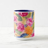 水彩フローラマグ マグカップ (中央)