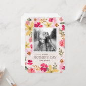 水彩フローラマザーズデイカード カード (正面/裏面インサイチュ)