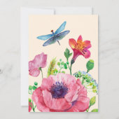 水彩フローラマザーズデイブランチ招待状 招待状 (裏面)