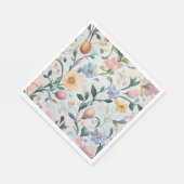 水彩フローラマザーズ日パーティーナプキン スタンダードランチョンナプキン (角)