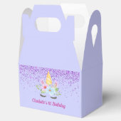 水彩フローラマジカルユニコーン1st誕生日 フェイバーボックス (オープン)