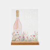 水彩フローラマムオーサ徴候 アクリルサイン (正面)