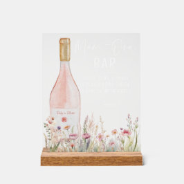 水彩フローラマムオーサ徴候 アクリルサイン