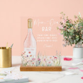 水彩フローラマムオーサ徴候 アクリルサイン (ウェディング)