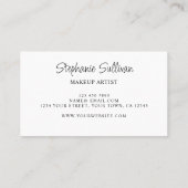水彩フローラメイクアップアーティスト 名刺 (裏面)