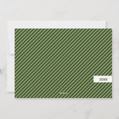 水彩フローラメリークリスマスフォト シーズンカード (裏面)