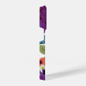 水彩フローラモノグラムカスタム電話ケース iPhoneケース (右側面)