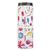 水彩フローラモノグラム タンブラー (裏面)