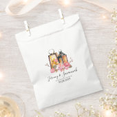 水彩フローラランタン結婚ズ フェイバーバッグ (クリップ留めされた状態)