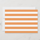 水彩フローラリトルカボチャ誕生日写真 招待状 (裏面)