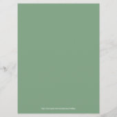 水彩フローラリースカスタム書道 メニュー (裏面)