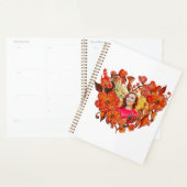 水彩フローラリースハート写真 プランナー手帳 (ディスプレー)