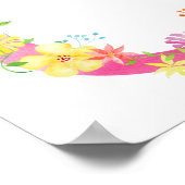 水彩フローラレターCポスター ポスター (角)