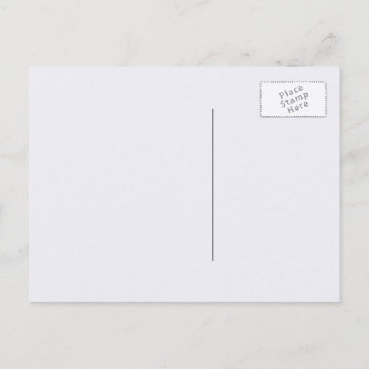 水彩フローラロマンチック日付を保存 案内ポストカード (裏面)