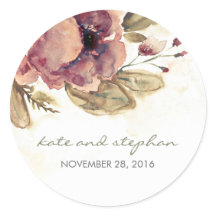 水彩フローラヴィンテージウェディング